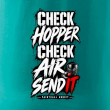 Kontrola zásobníku check hopper air paintball