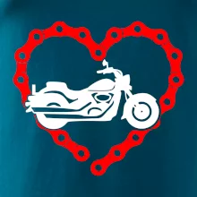 Moto srdce řetěz - chopper