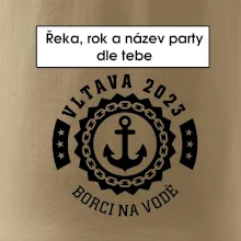 Na vodu - kotva (vlastní nápis)