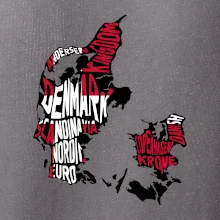 Mapy - názvy měst - Dánsko