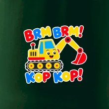 Dětský bagr brm brm kop kop