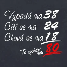 Vypadá, cítí se, chová se - 80 let