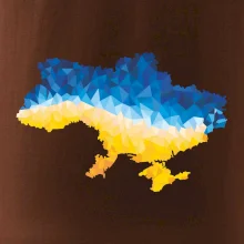 Mapa Ukrajiny polygony