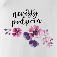 Nevěsty podpora květy růžové
