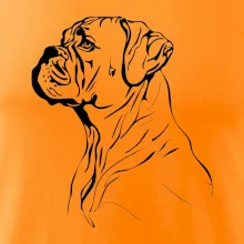 Boxer černá kresba