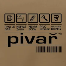 Čárový kód pivař Čárový kód pivař