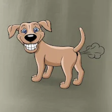 Prdící pes kreslený (Hana-creative)