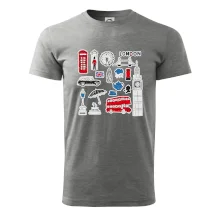 Velká Británie - kreslené ikonky