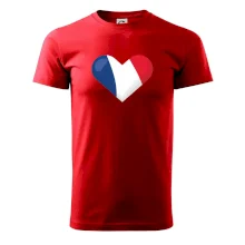 Francouzská vlajka srdce