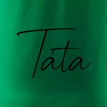 Nápis psací na prsou - táta