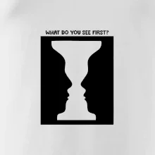 What do you see first? Pohár - Obličeje