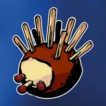 Kaštanový ježeček - prso