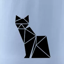 Origami kočka z boku