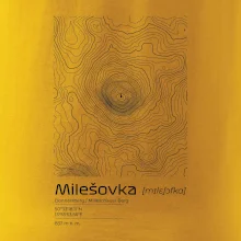 Milešovka - vrstevnice v obdélníku