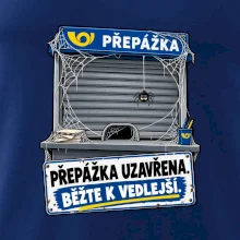 Přepážka uzavřena běžte k vedlejší