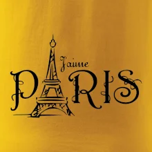 Paris nápis Eiffelovka rovný Paris nápis Eiffelovka rovný