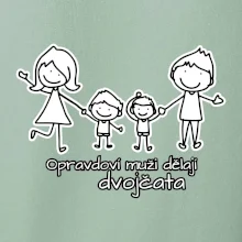 Opravdoví muži dělají dvojčata - kluk kluk