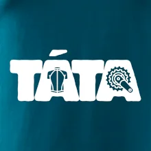 Táta nápis - cyklista