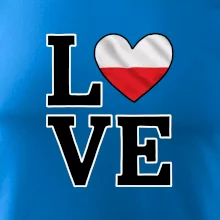 Love Polská vlajka