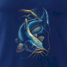 Obrázek sumec a kus stromu