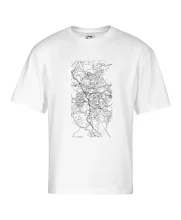 Černobílá mapa Liberec