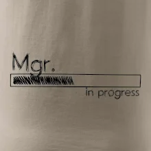 In progress titul Mgr.  magistr / magistra