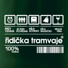 Čárový kód Řidič tramvaje