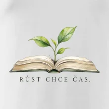 Růst chce čas rostlina v knize
