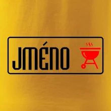 Triko na grilování s vlastním jménem
