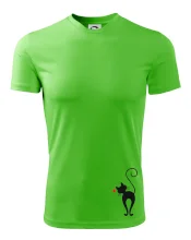 Zamilovaná kočka zezadu