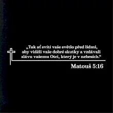 Citáty z bible - Matouš 5:16