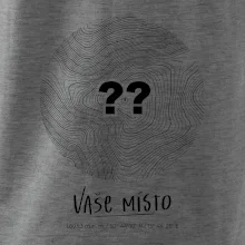 Vaše místo - vrstevnice v kruhu