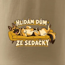Hlídám dům ze sedačky - vlčák
