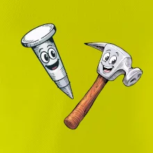 Parové triko - Kladivo a hřebík