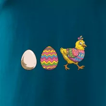 Evoluce vajíčka - velikonoce - slepice