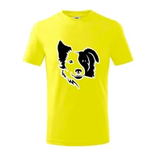 Border kólie obrys hlavy