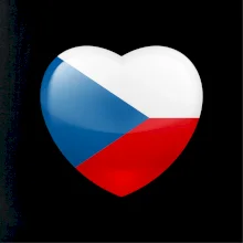 Česká vlajka srdce