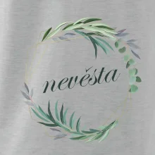 Nevěsta květinový kruh zelený