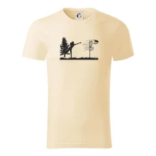 Disc golf - žena černý obrázek