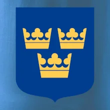 Švédský znak tři korunky na prso