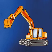 Bagr bez nápisu oranžový