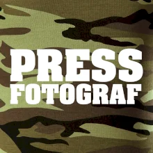 Novinář nápis - Press Fotograf