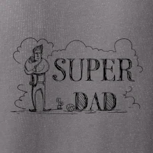 Kreslený nápis super dad