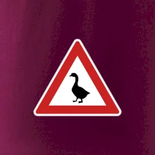Dopravní značka - Pozor husa