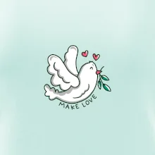 Holubice míru - make love