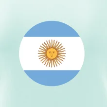 Argentina vlajka kulatá