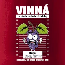 Vinná réva odsouzena Tramín červený