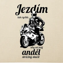 Silniční motorka - jezdím tak rychle, aby mi můj anděl strážný stačil