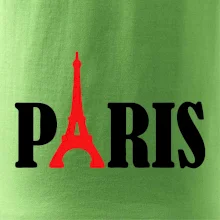 Paris nápis Eiffelova věž