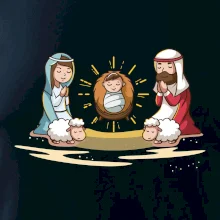 Ježíšek v jesličkách